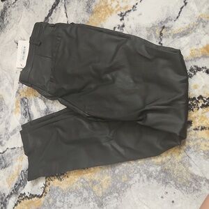 Gianni Bini Black Leather Pants